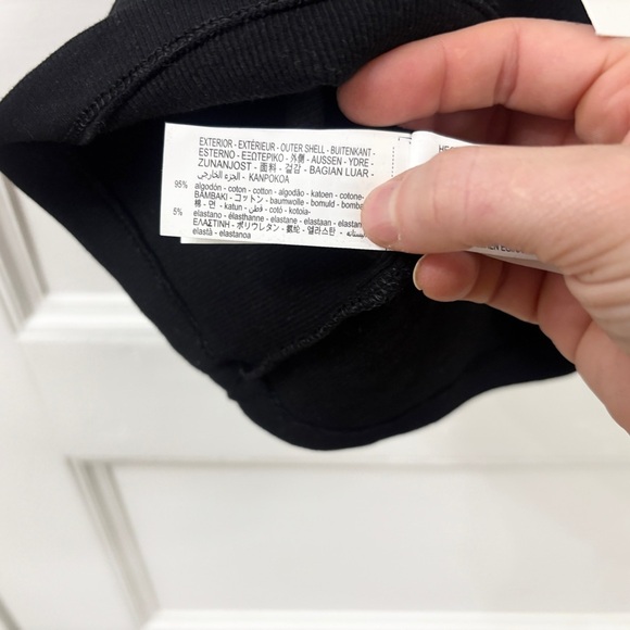 ZARA Black High Neck Low Back Sz Small Strapless Cropped Tank Top -  sz S - Picture 9 of 9